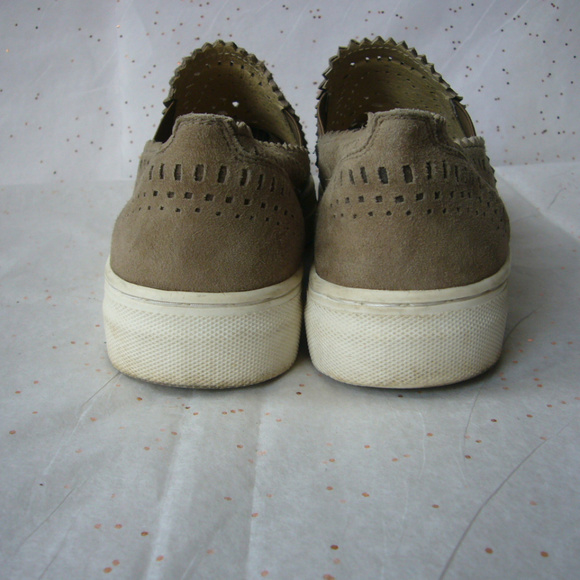 Seychelles So Nice Slip on Suede Platform Sneaker Loafer Tan Taupe 8.5 Casual - Picture 5 of 7